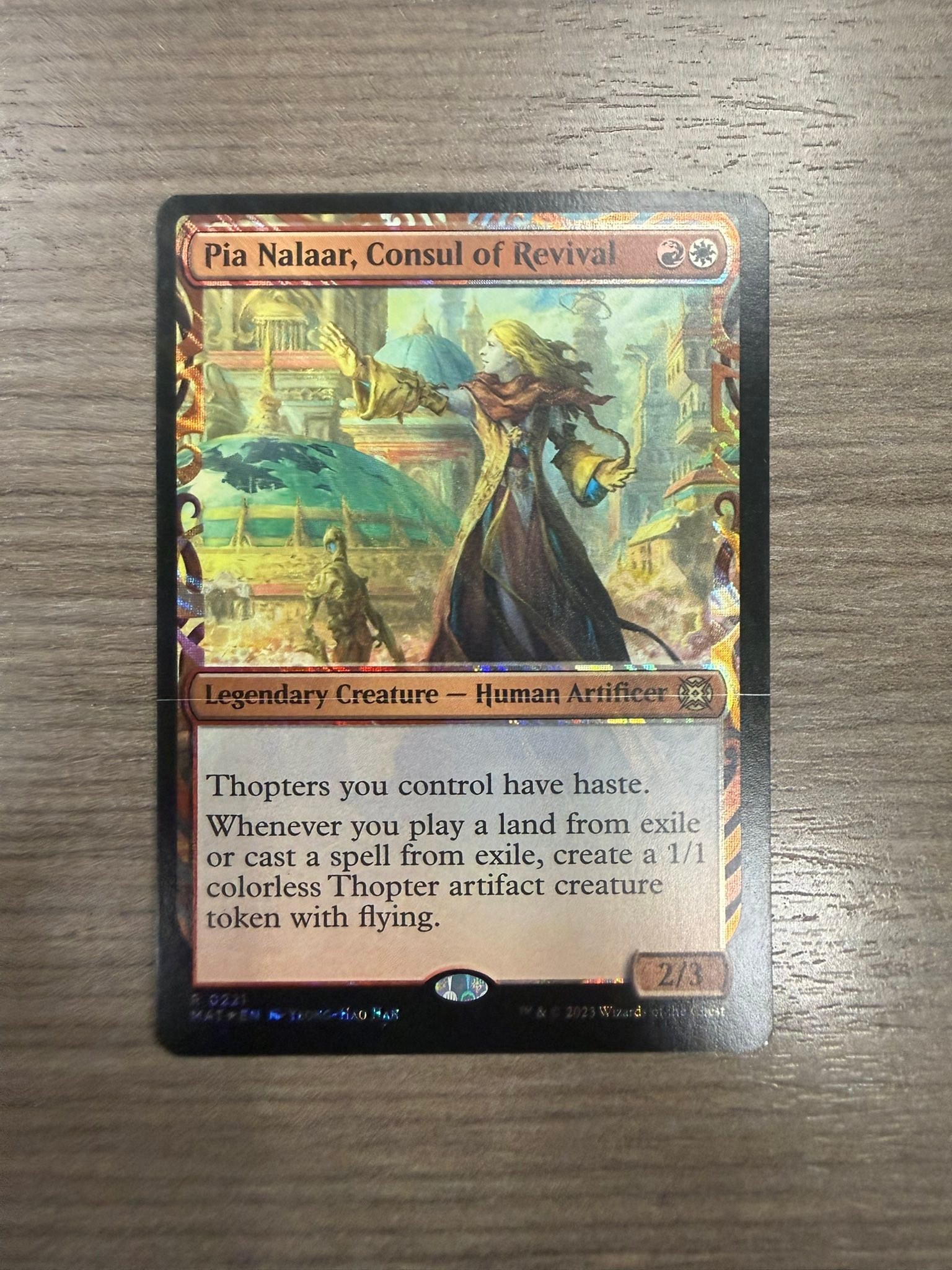 Is this Fangorn Forest surge Foil card authentic?