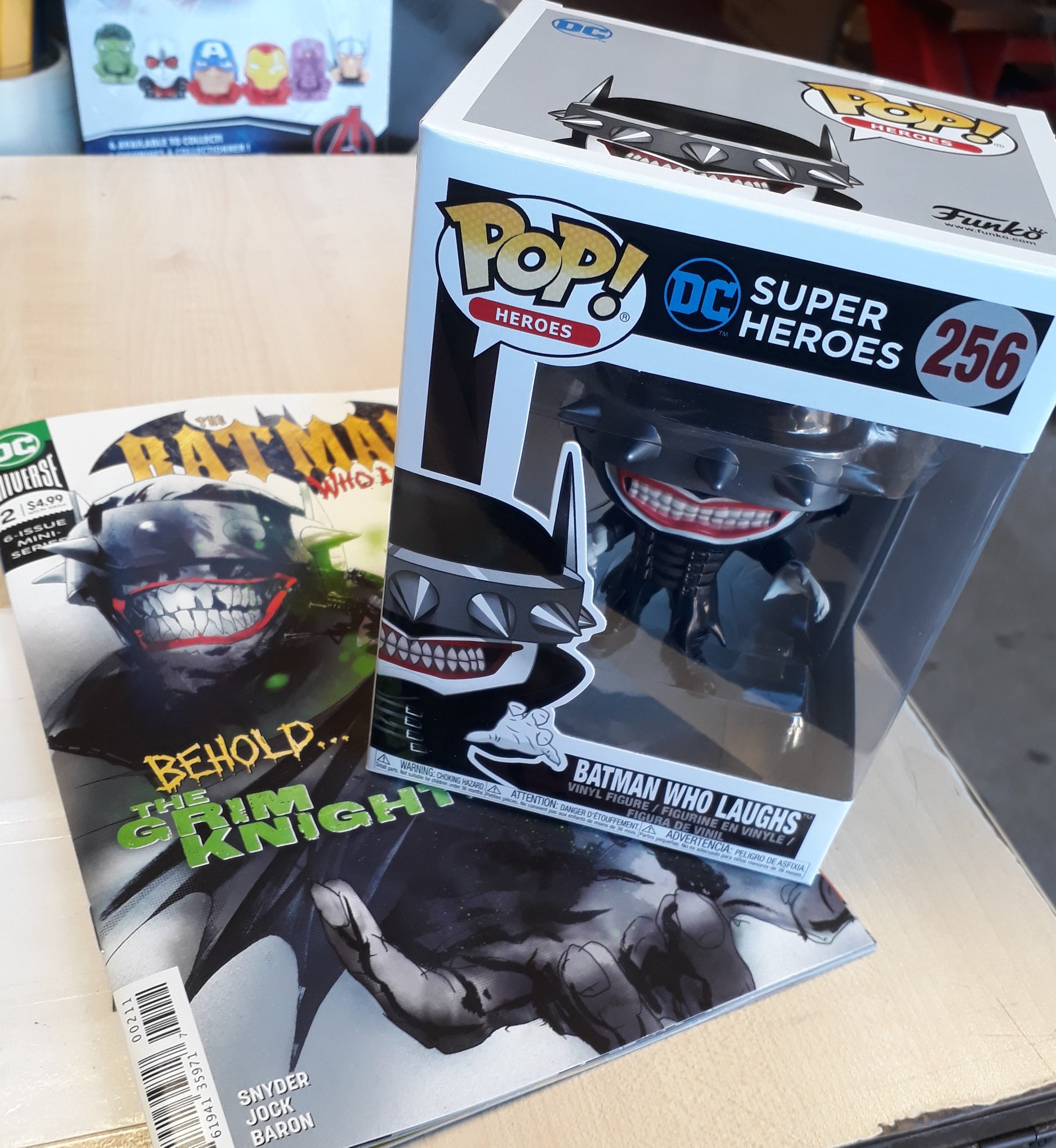 First look at the PX exclusive Batman Who Laughs POP! These will 
