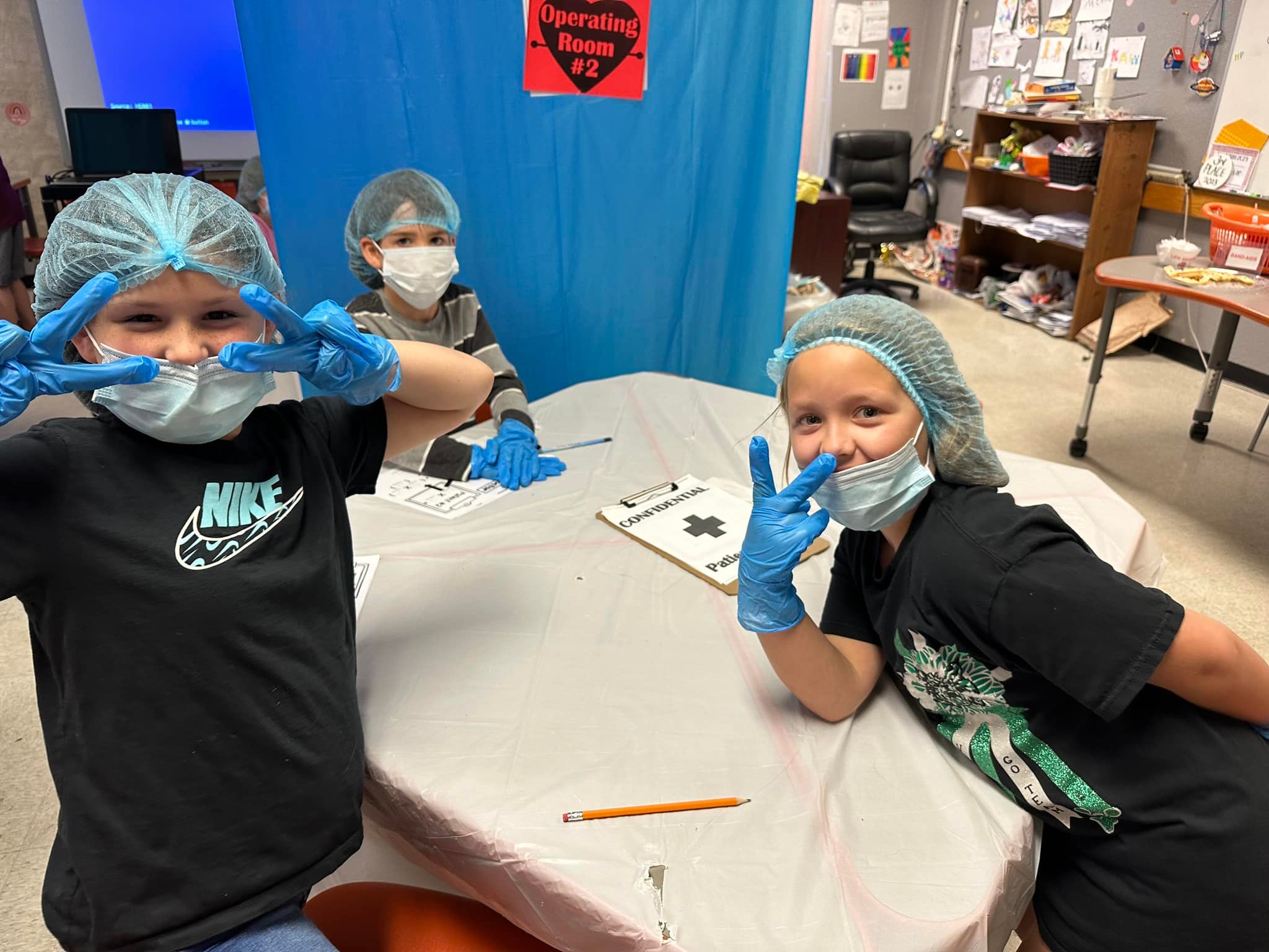 Kemp ISD - The KIS 3rd grade surgical teams were hard at... | Facebook
