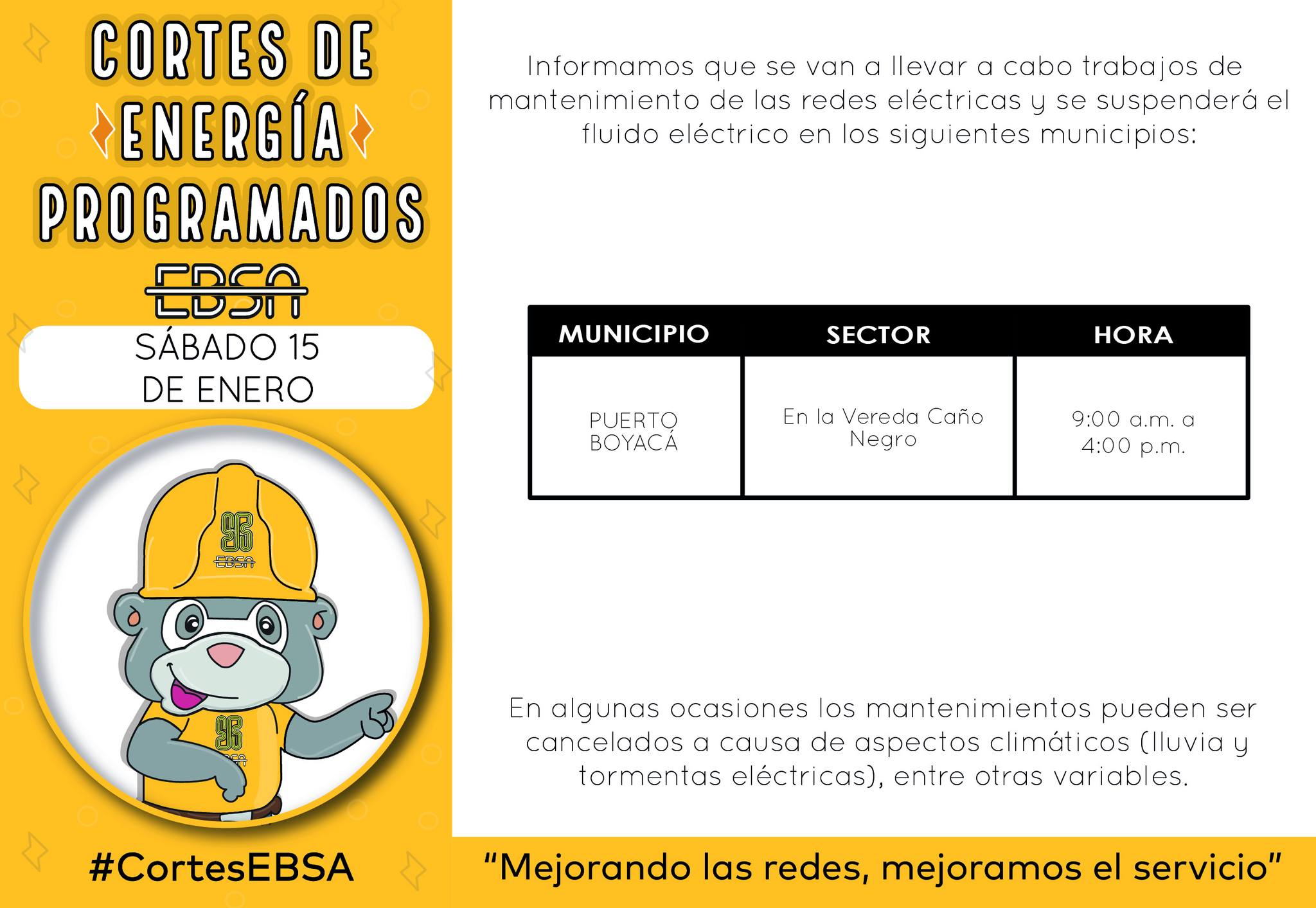🕯 #CortesEBSA ǁ Entérate de las... - Ebsa Pura Energia | Facebook