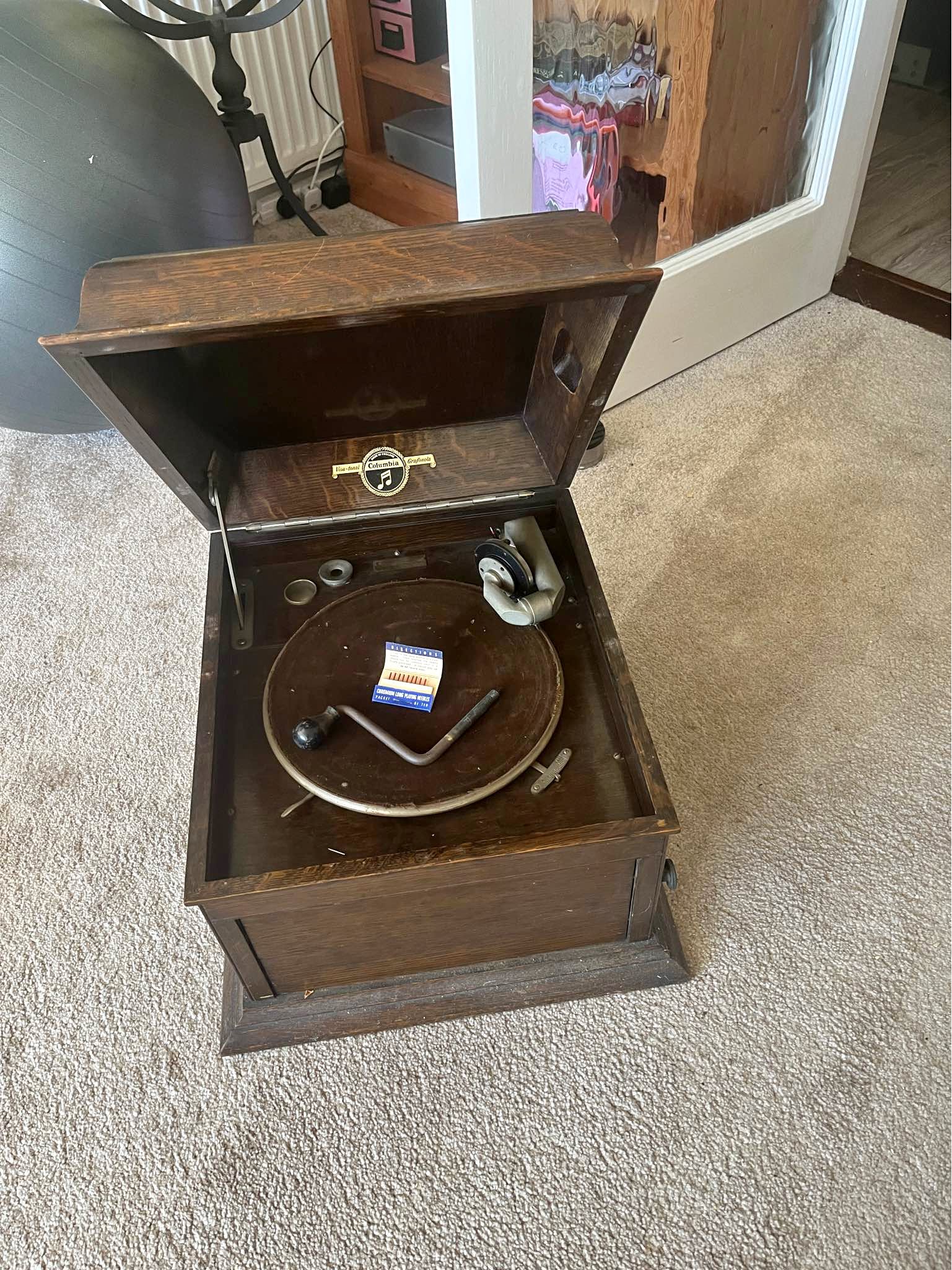 Vintage Columbia wind up gramma phone - Telegraphs & Telephones ...