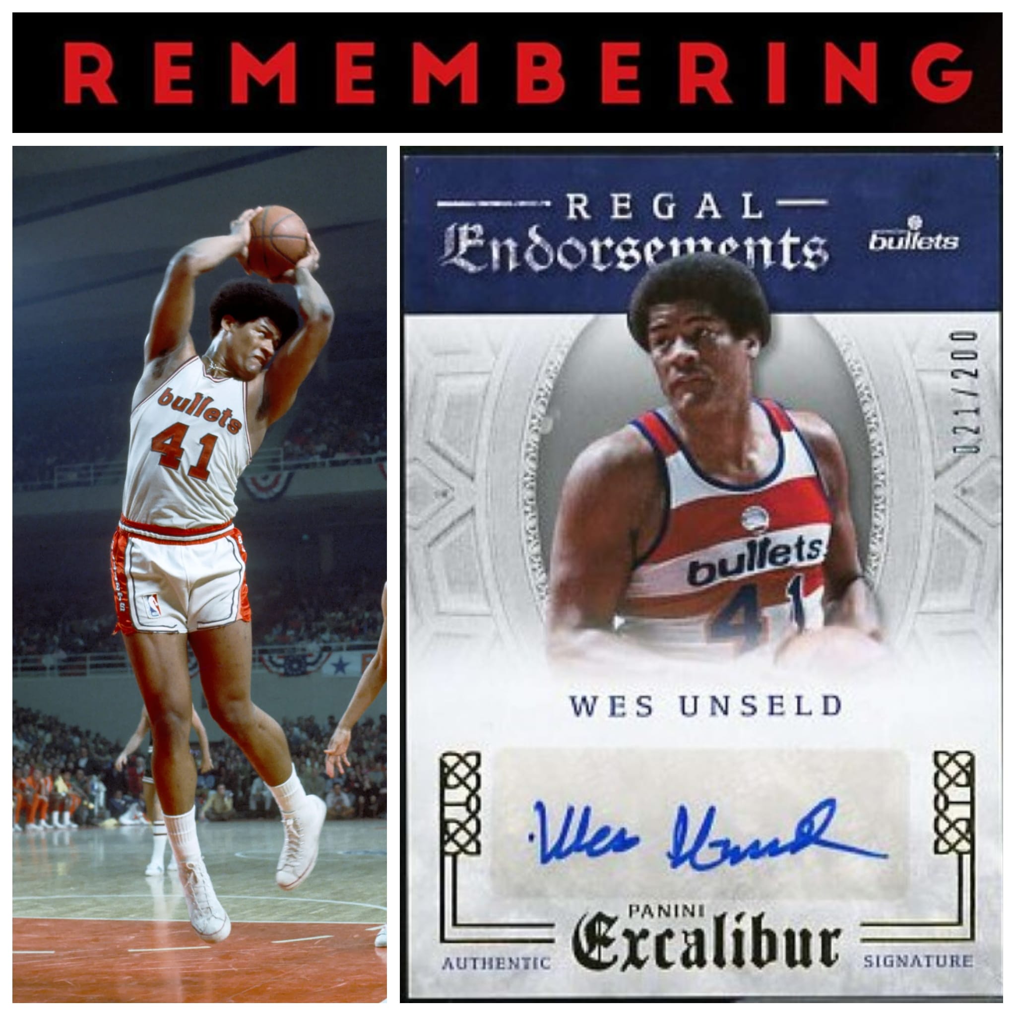 Remembering Wes Unseld who was born on this day in 1946. Baltimore 