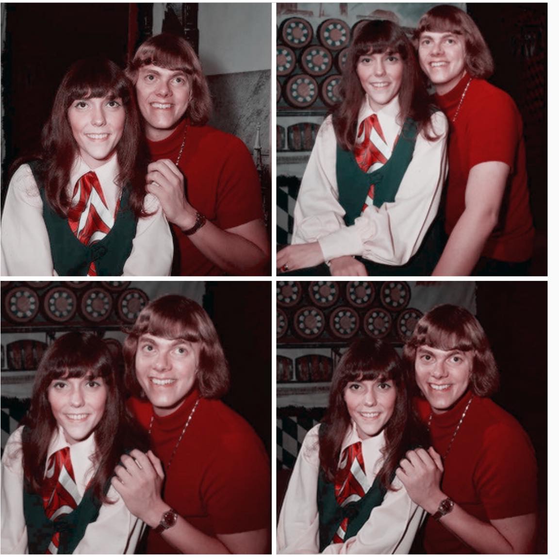 The Carpenters' first Japanese tour photo session in Tokyo, Japan