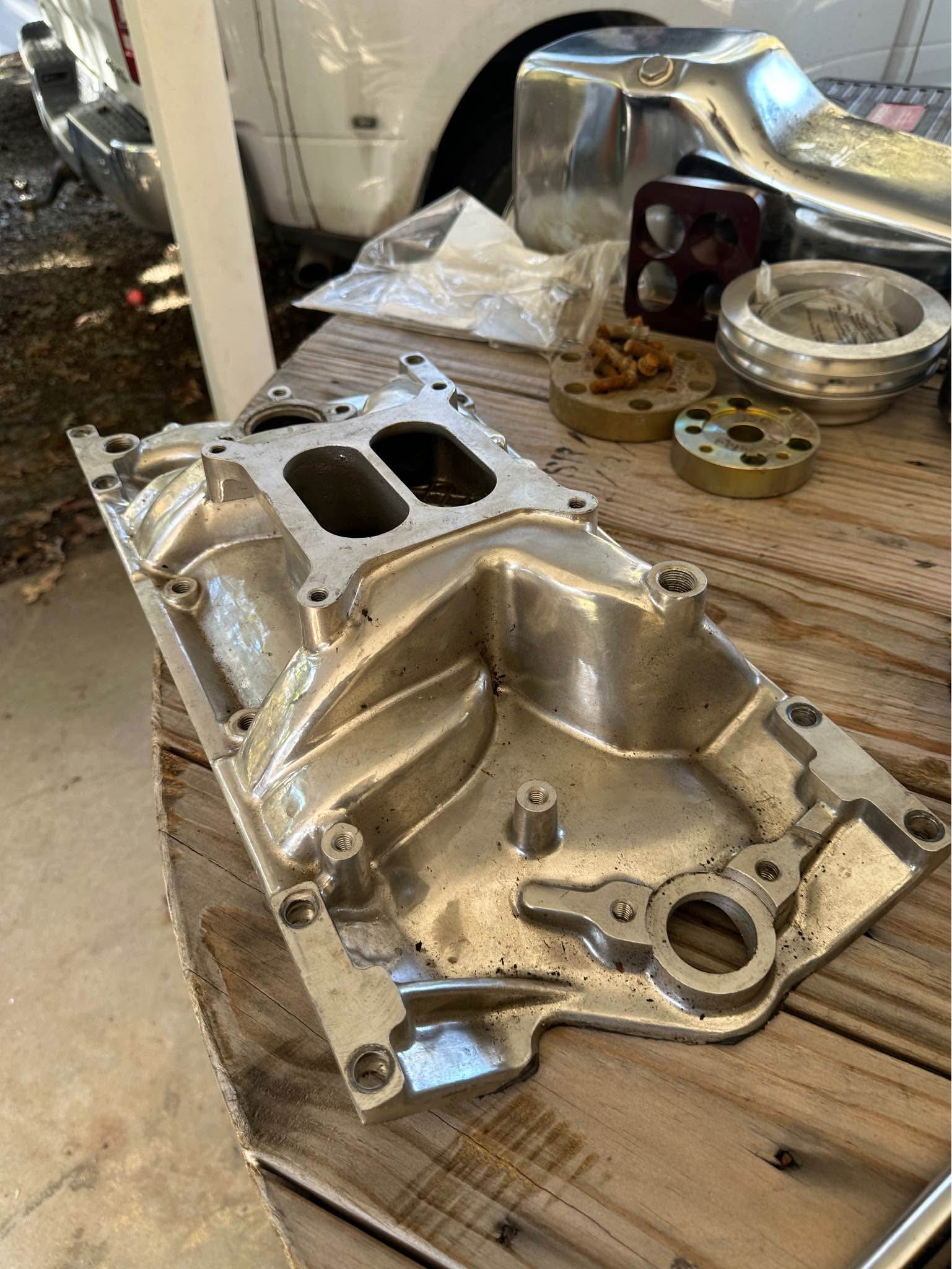 Aluminum polished intake - Car Engines & Engine Parts - Big Sandy ...