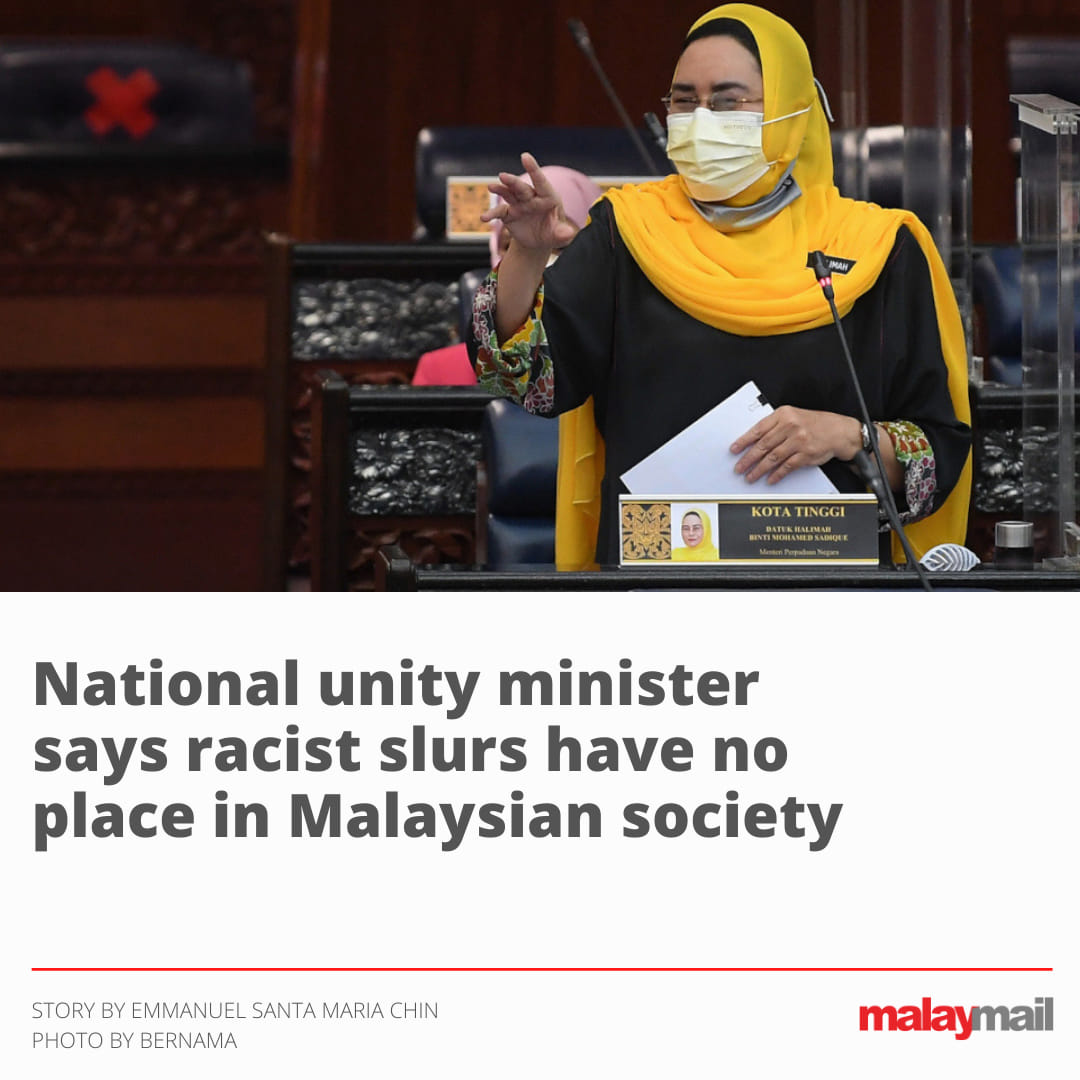 Malay Mail When Asked To Comment On The Issue By Rasah Mp Cha Kee Chin Halimah Said Such Comments Did Not Represent Malaysian Culture And Went Against The Very Concept Of