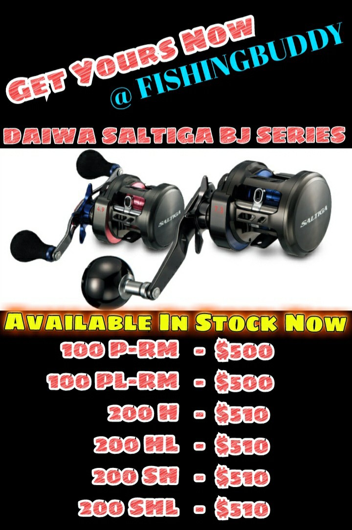 NEW Saltiga BJ overhead reel is the ONE for all jiggers. A