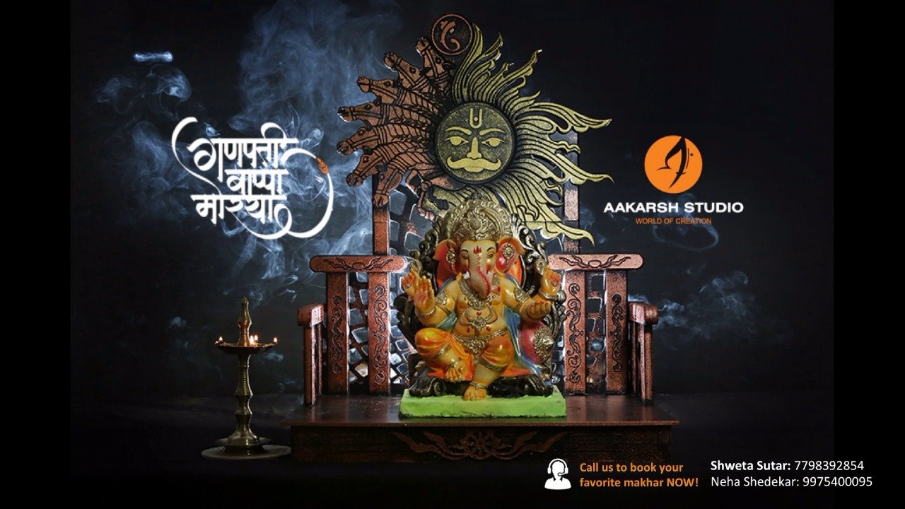 Aakarsh Studio- WOC - Ganesh Makhar / Eco friendlly Makar