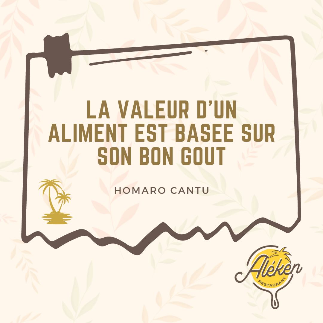 Aléken - La valeur d'un aliment est basee sur son bon gout... | Facebook
