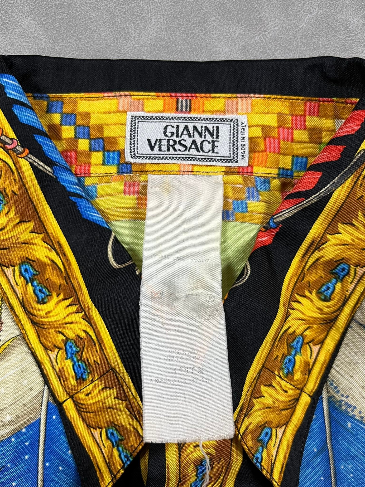 90s versace native american Size 46 Used good Price:$1100 Ig:voc 