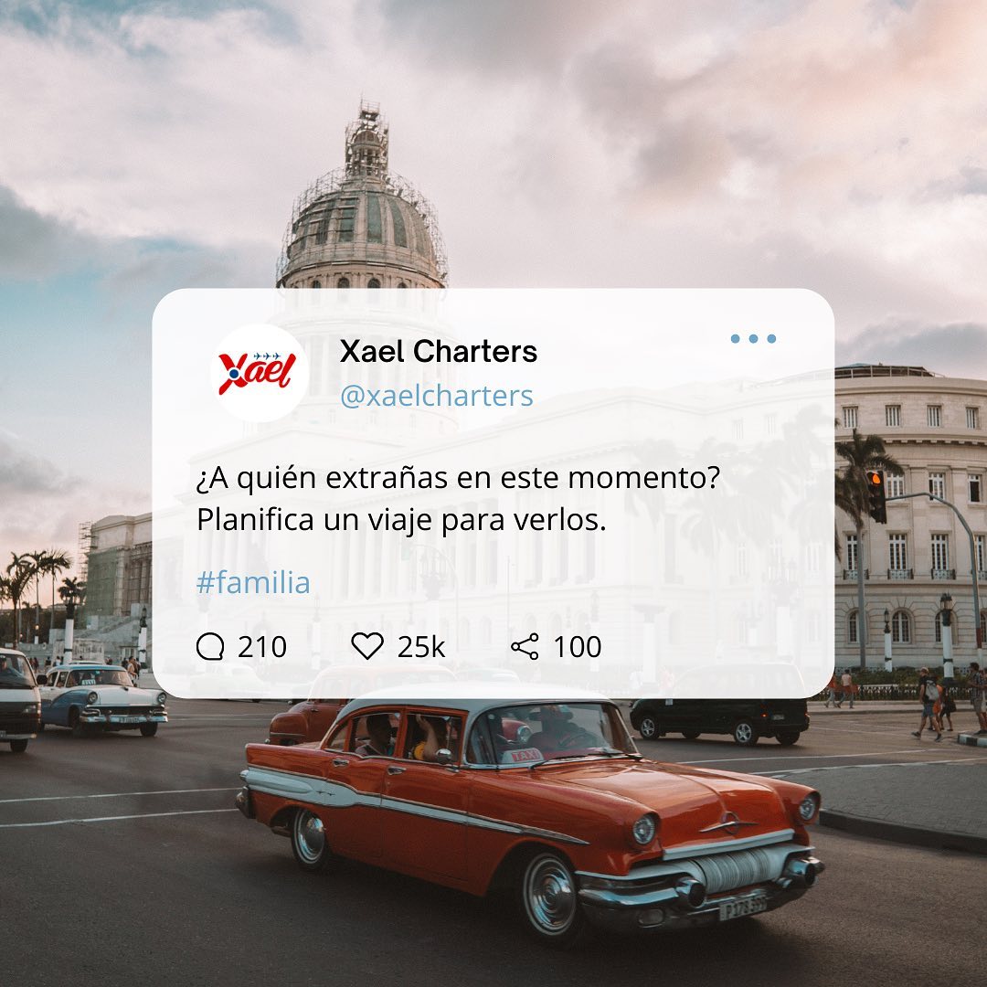 Xael Charters - ¿A quién piensas visitar este fin de...