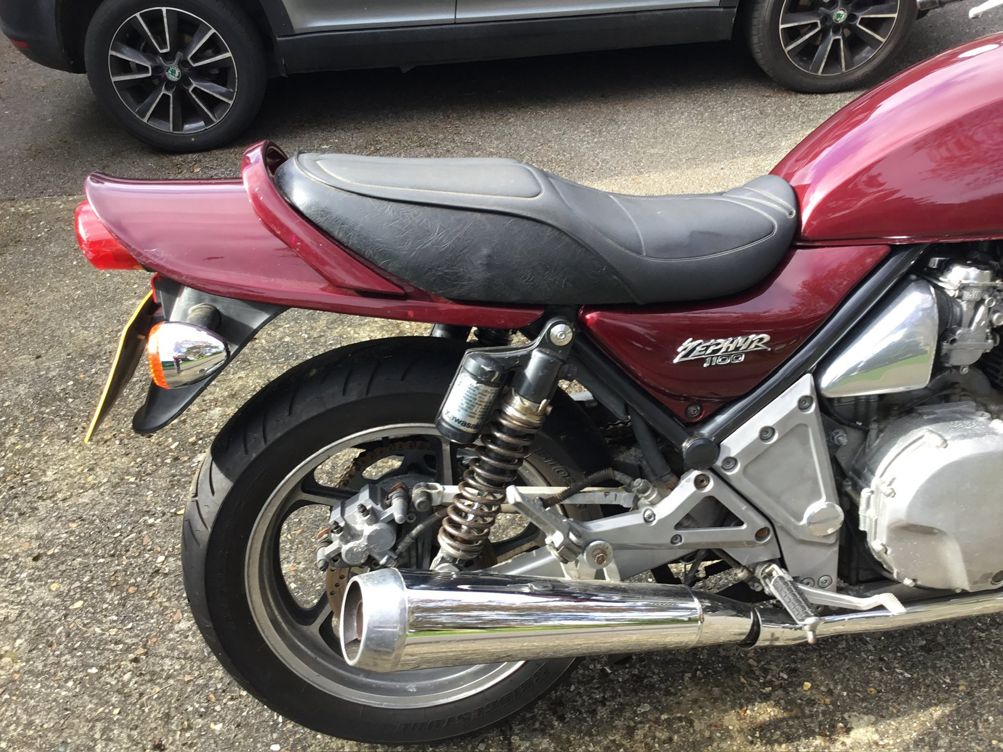 Zephyr 1100 . 1992 haven't used her since the last MOT August 2924
