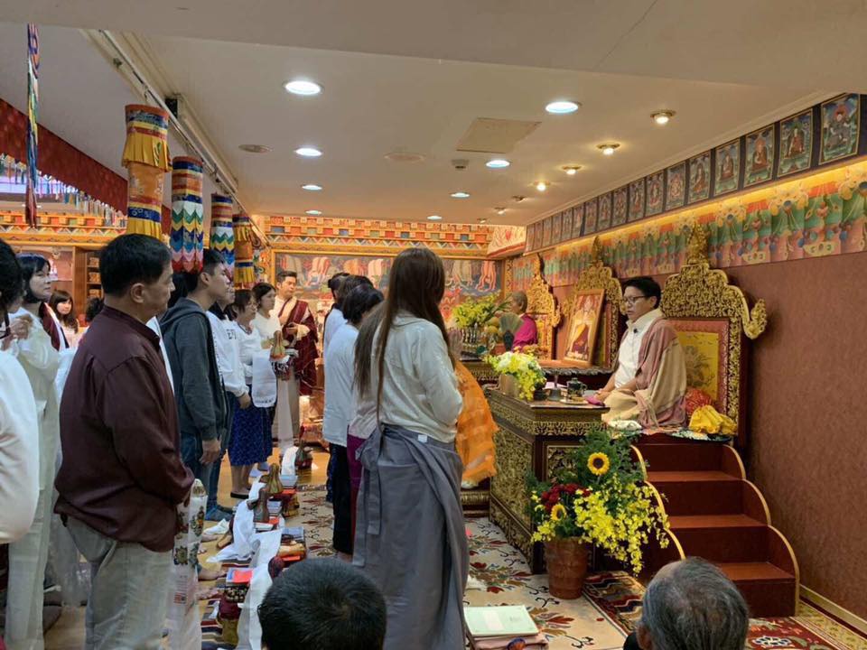 New disciples... - Dungsey Garab Rinpoche's Dharma Activities