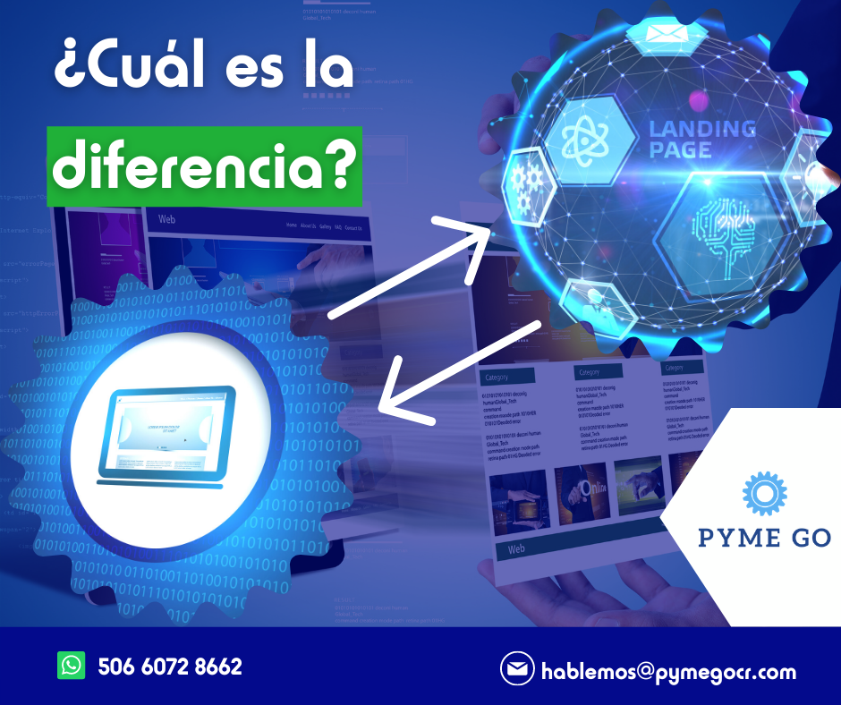 Pyme GO - 🔅5 diferencias entre una página web y una...