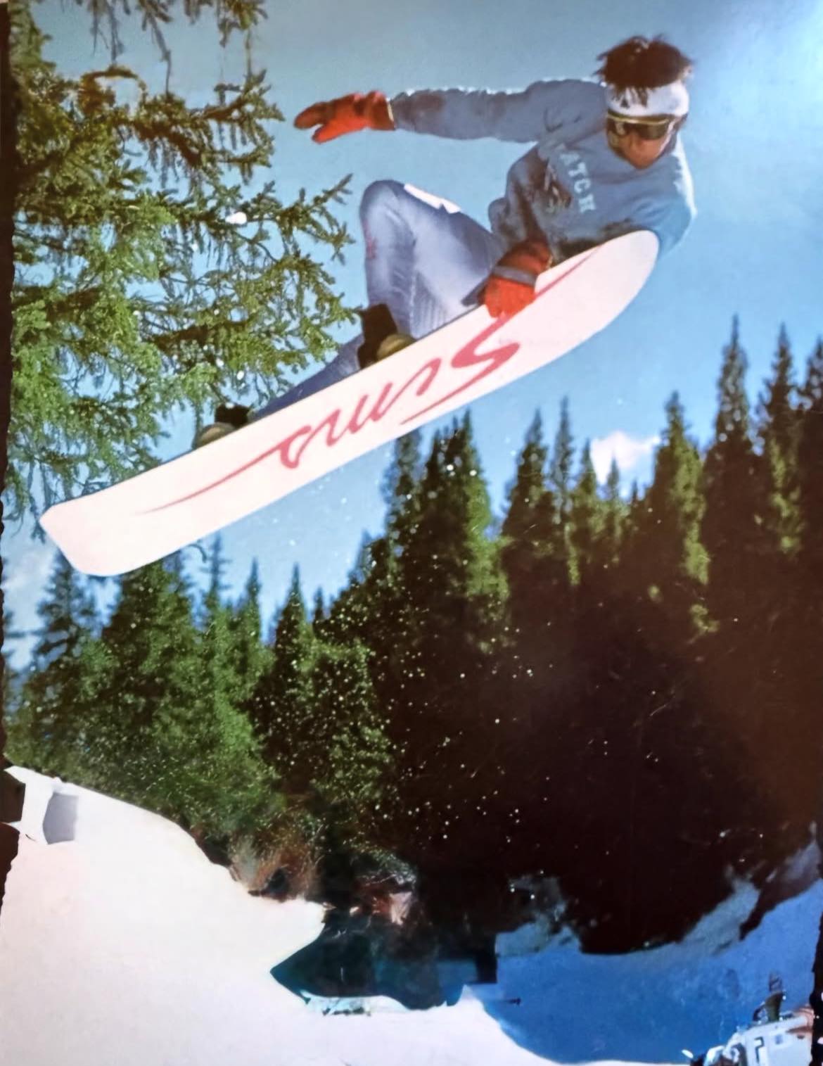 稀少　スノーボードマガジン 1987「クレイグ・ケリー」 Craig Kelly vintage snowboard photo