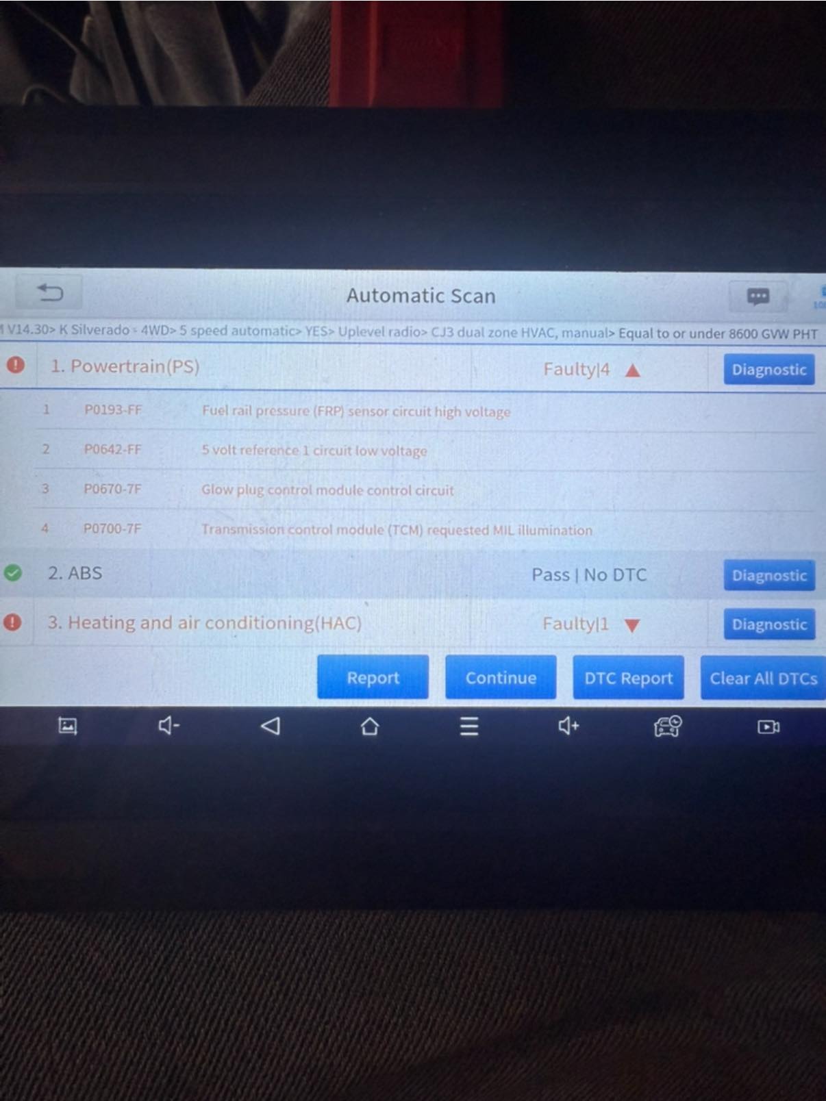 Why is my LLY Duramax dying with a too much rail pressure code?
