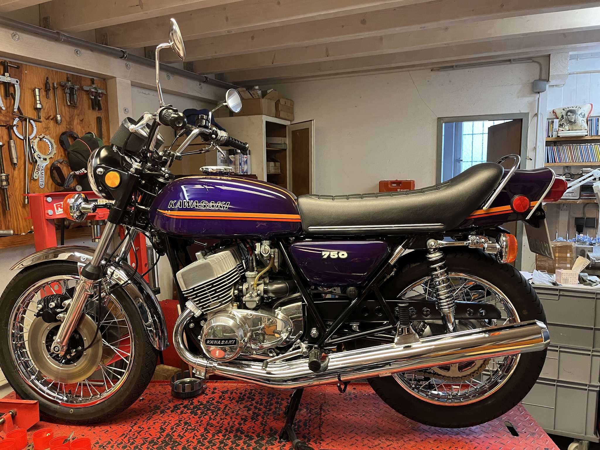Restored Kawasaki H2A by me