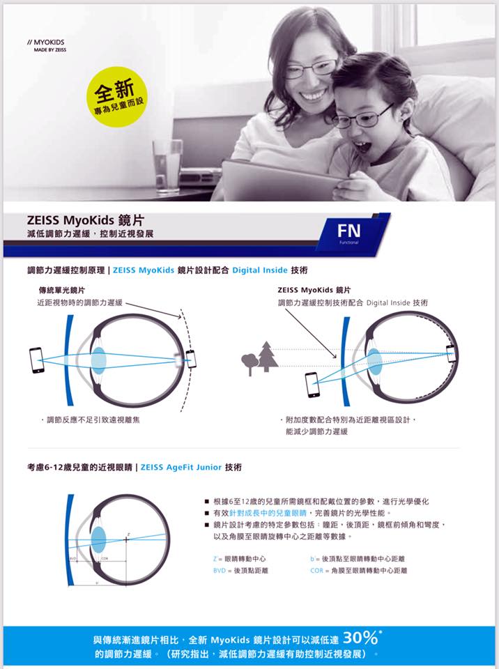 蔡司兒童近視控制鏡片ZEISS... - 瞳亮眼鏡 澳門 Tong Liang Optical Macau | Facebook