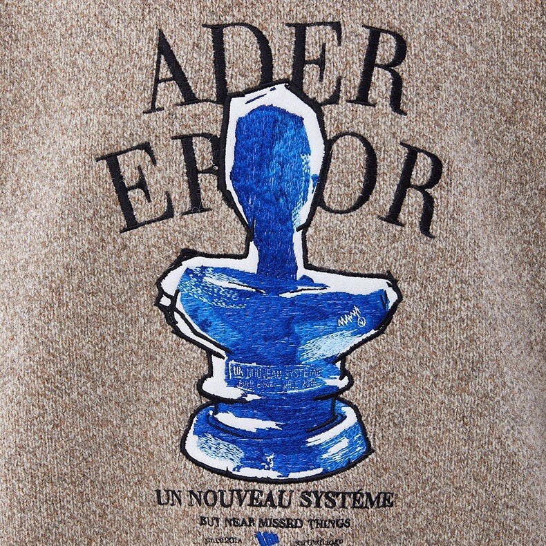 ADER ERROR Portrait trophy logo knit 獎盃針織毛衣尺碼: A1 衣長(cm 