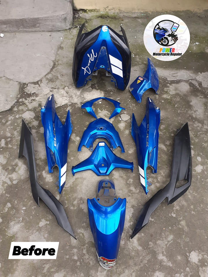 Honda click 150 👍🏼 -Full Outer... - POWER Motorcycle Repaint