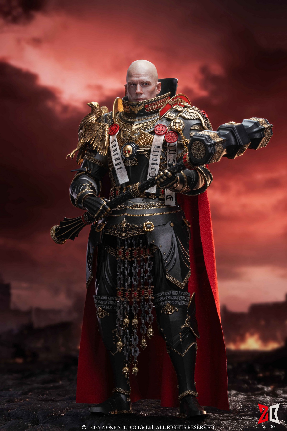 Z-ONE STUDIO 1/6 帝国の審問官 殉教者 レナール Z1-001 Z-ONE STUDIO: 1/6 Scale Alloy Imperial Inquisitor - Martyr