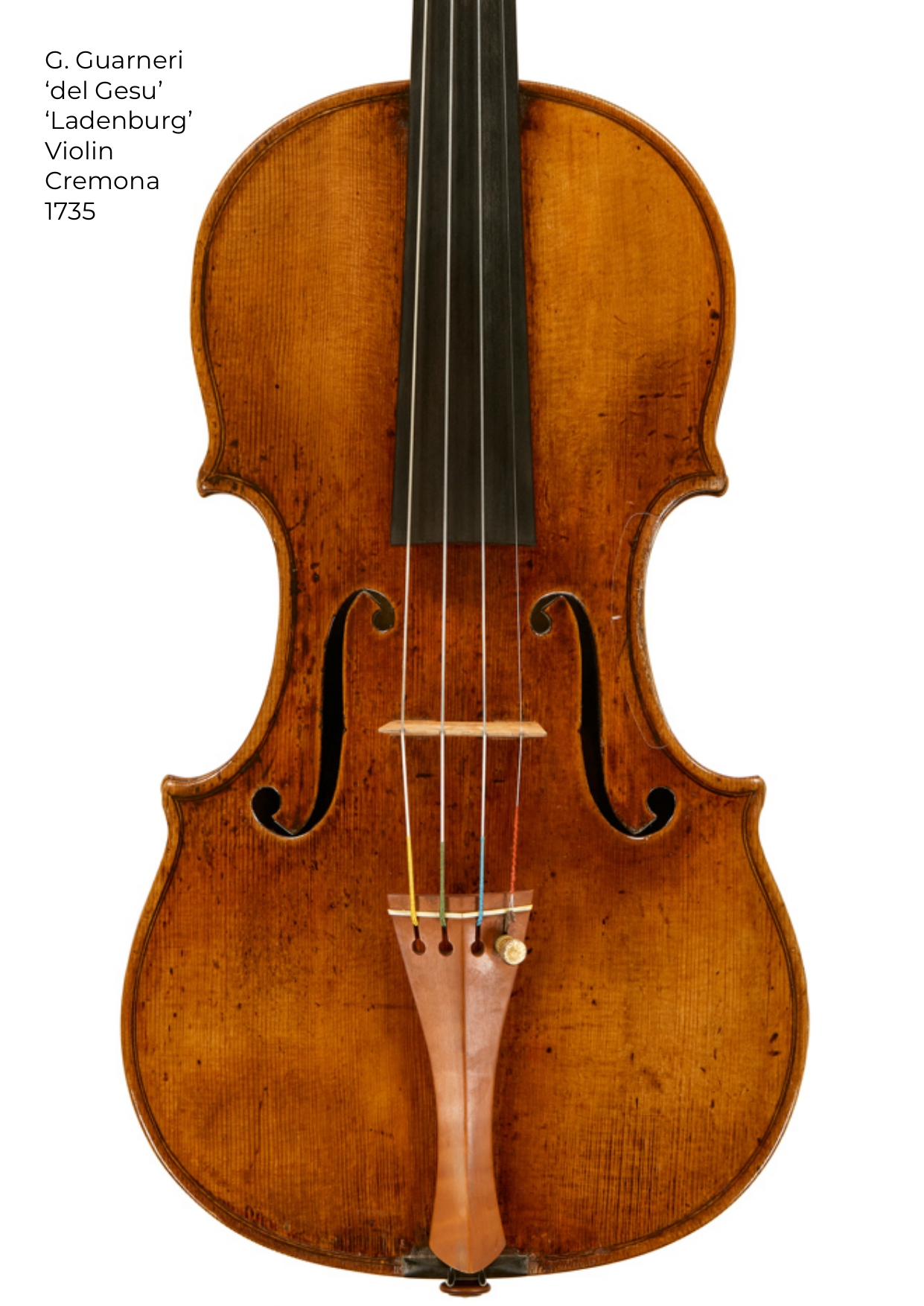 What is the value of a 1740 Joseph Guarnerius violin with an Ihs