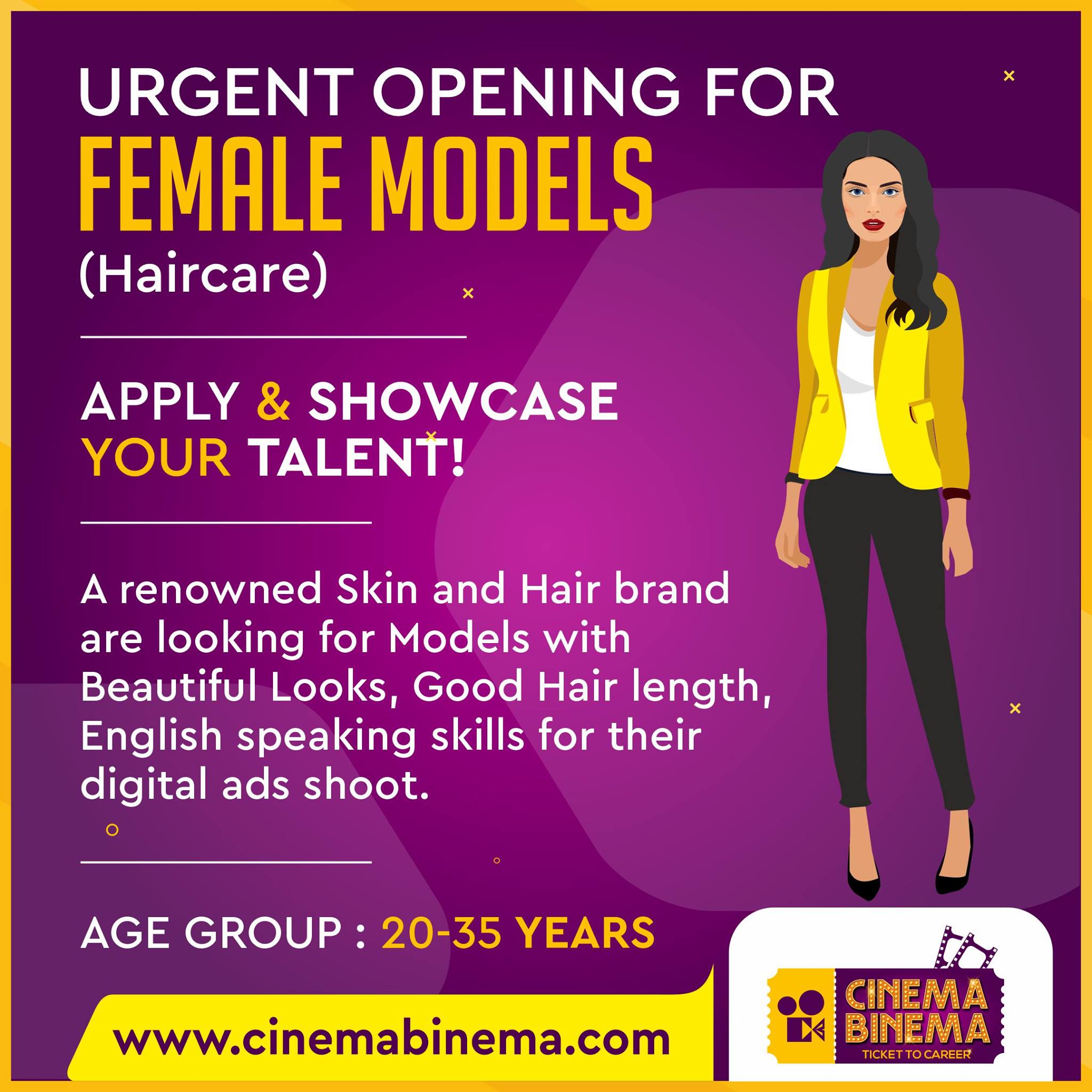 Cinema Binema - apply now @ t.ly/AxQT #femelmodel... | Facebook