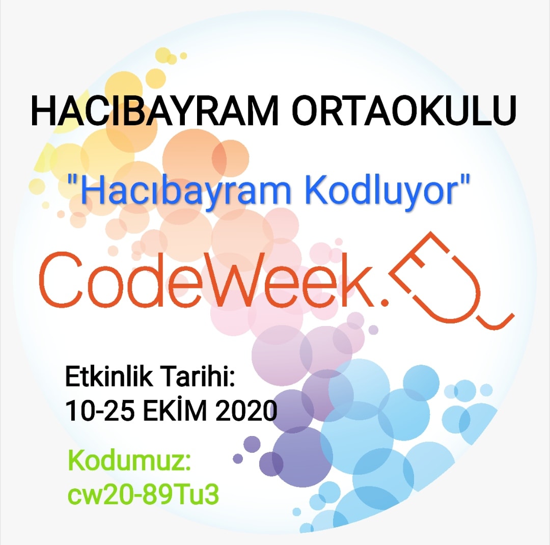 Eu CodeWeek kodlama... - Altındağ Hacıbayram Ortaokulu