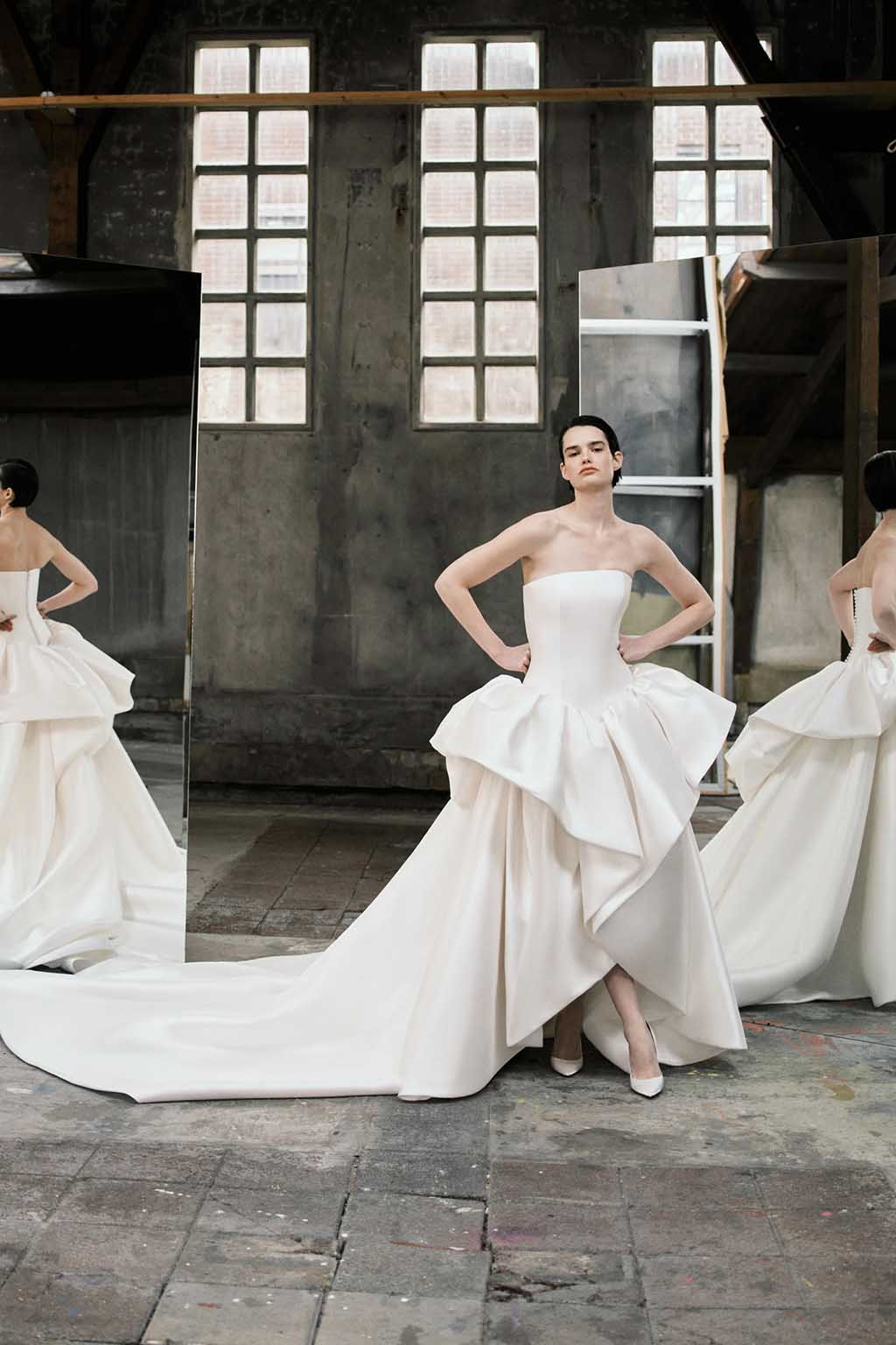 Calling all avant-garde brides! Check out the breathtaking new collection from Viktor & Rolf Mariage: https://onefabday.com/viktor-and-rolf-wedding- dresses