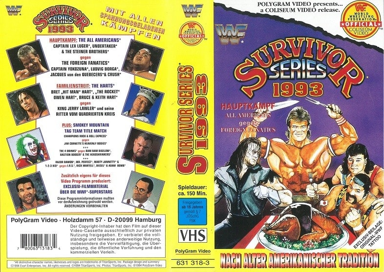 WWE SummerSlam 1993 match results