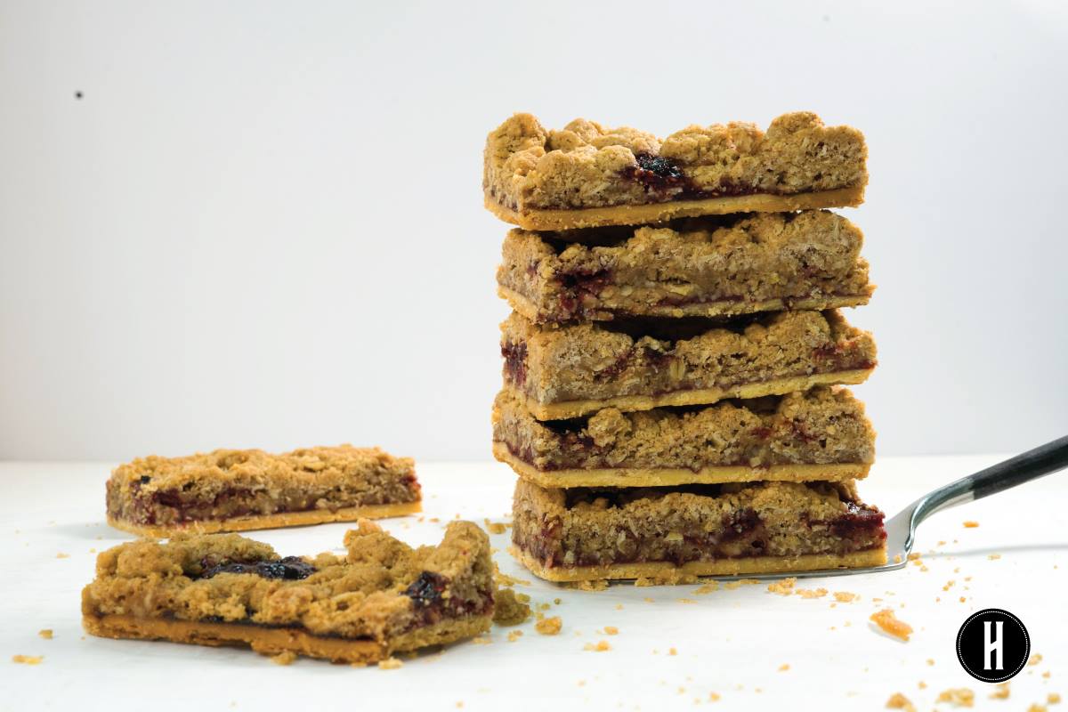 Huckleberry - Our Raspberry Streusel Bars have three...