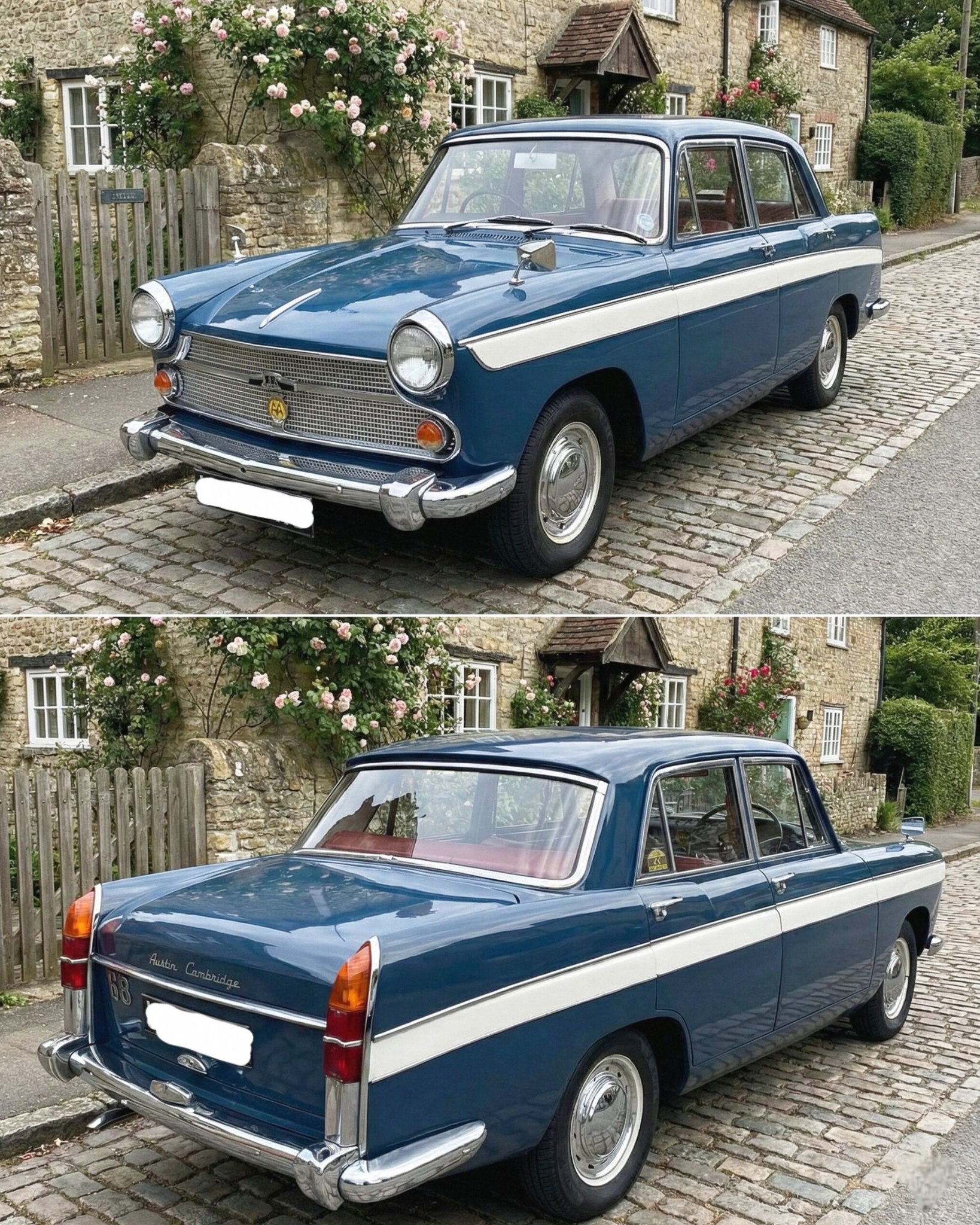 Pretty Austin A60 Cambridge for 528 Jethro, Alan Hunt at