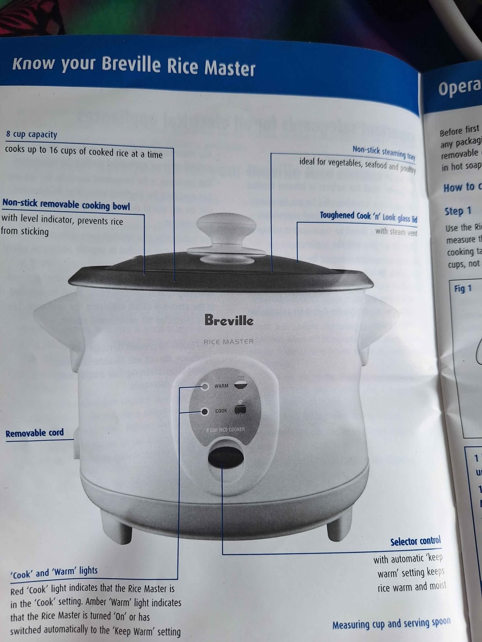 Breville Rice Master (8 cup rice cooker) - Cookers & Steamers ...
