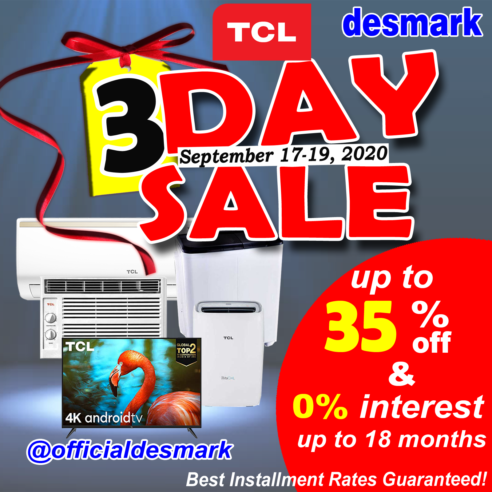 Desmark - Be prepared because TCL will have not just 1,...