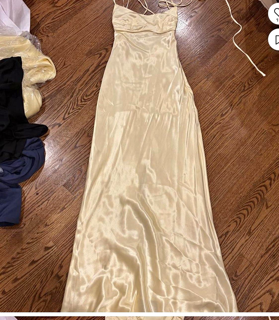 evening dresses tea length Two Piece A-Line Wedding Guest Cocktail Dresses Scoop Tea-Length Sleeves With Ruffles Champagne