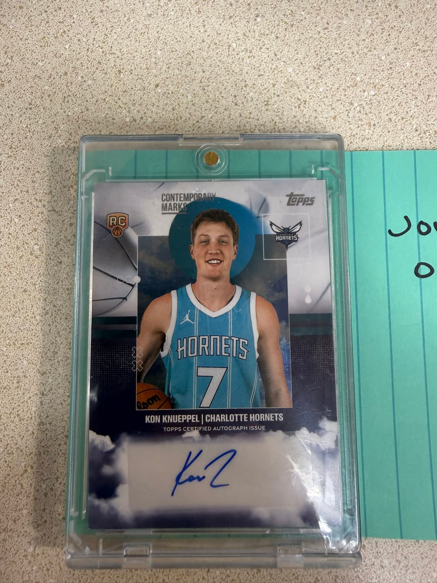 A BEAUTIFUL Kon Knueppel rookie card that