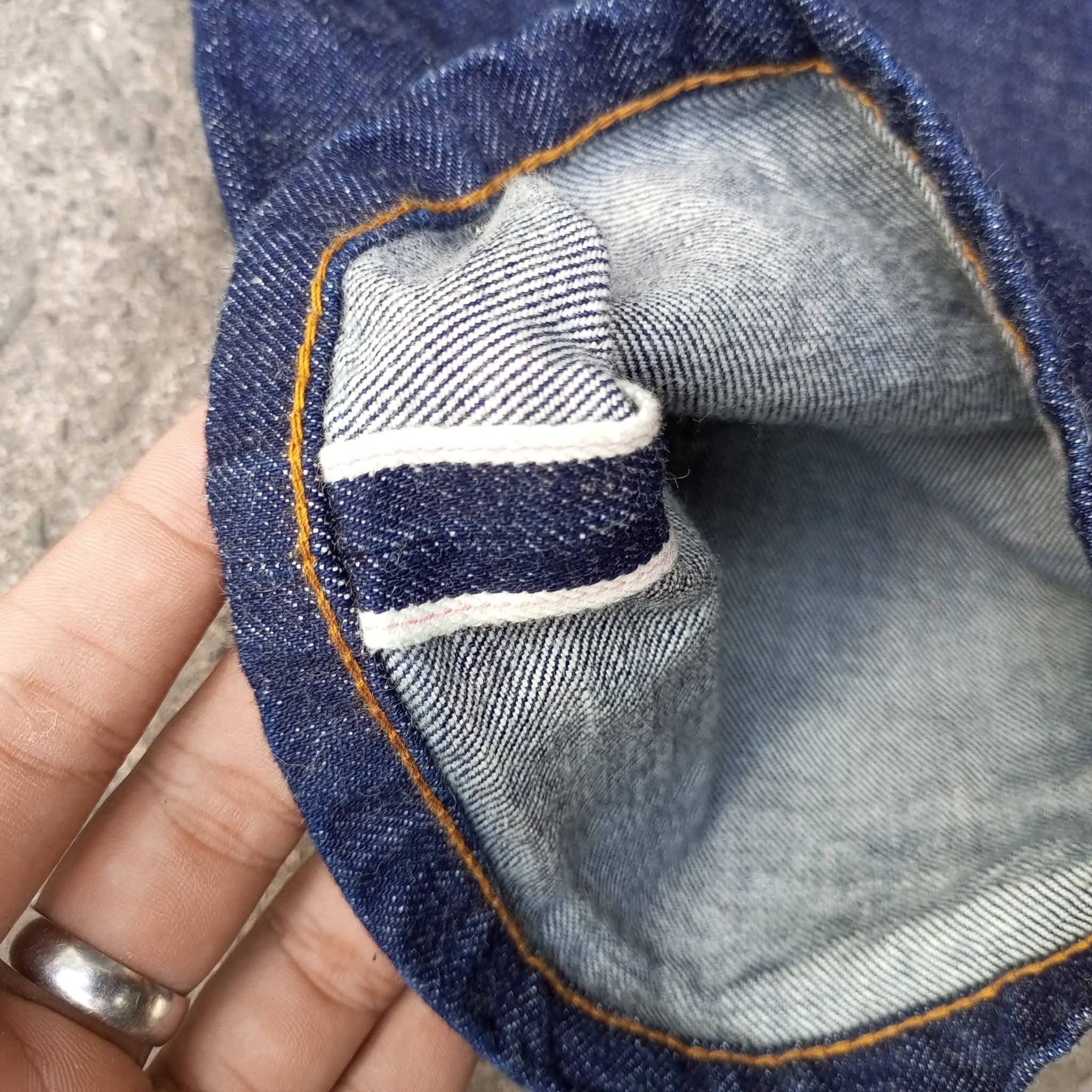 CAHLUMN Straight Selvedge Denim Pants