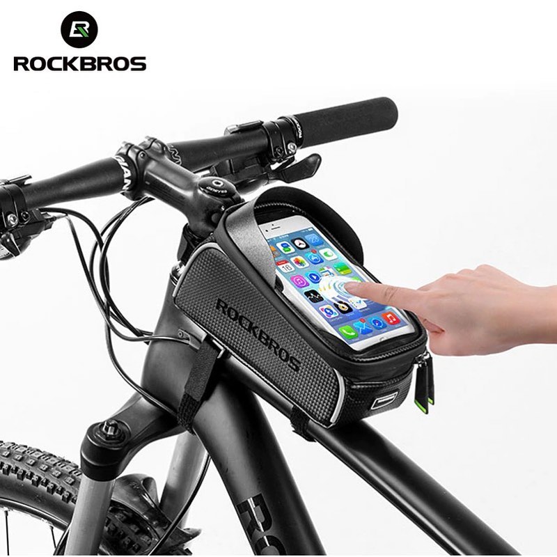 Bolsa de teléfono móvil multifuncional, resistente al agua, para bicicletas port Bolsa de teléfono móvil multifuncional, resistente al agua, para bicicletas port