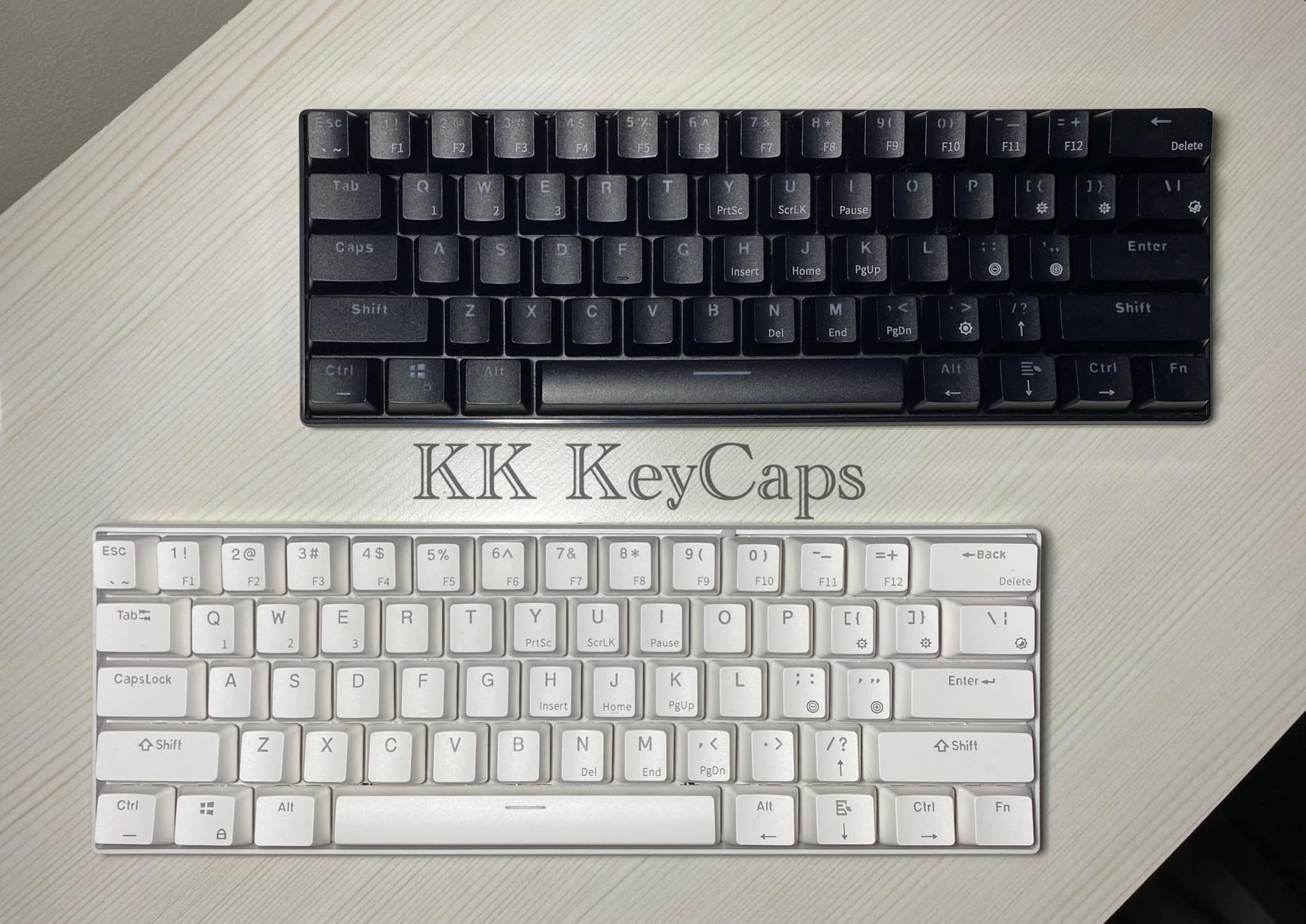 KK KeyCaps - ช่วงเย็น 14 Aug 2020 : RK61 body white RGB...