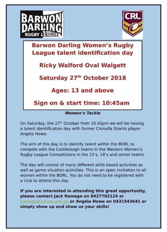 Lightning Ridge Redbacks 2018