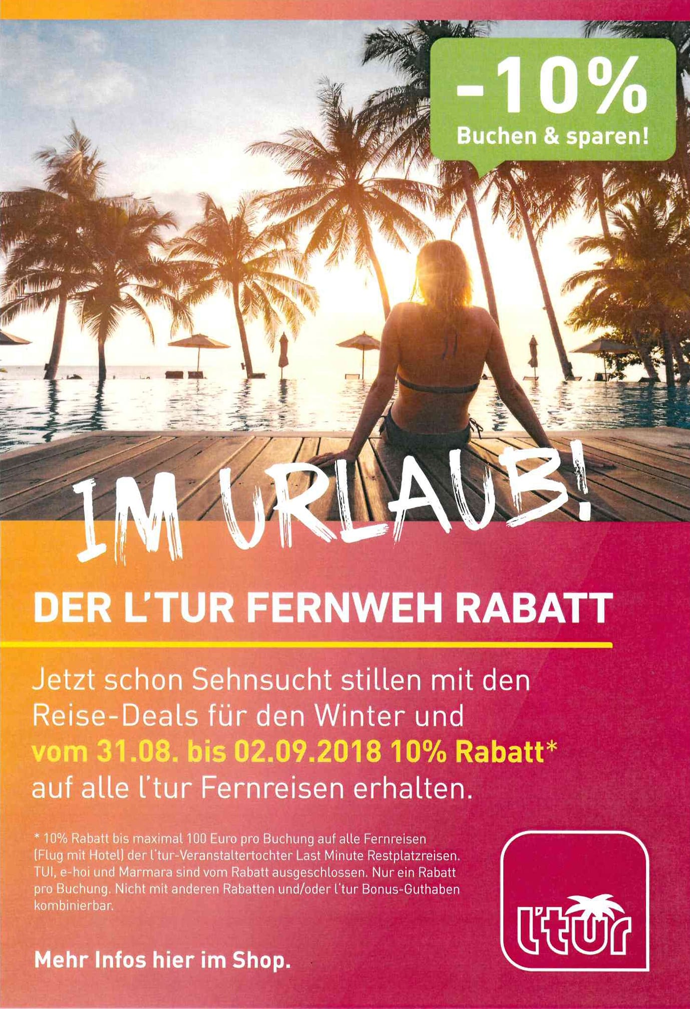 Ltur L Tur Fernweh Rabatt 10 Rabatt Auf Alle