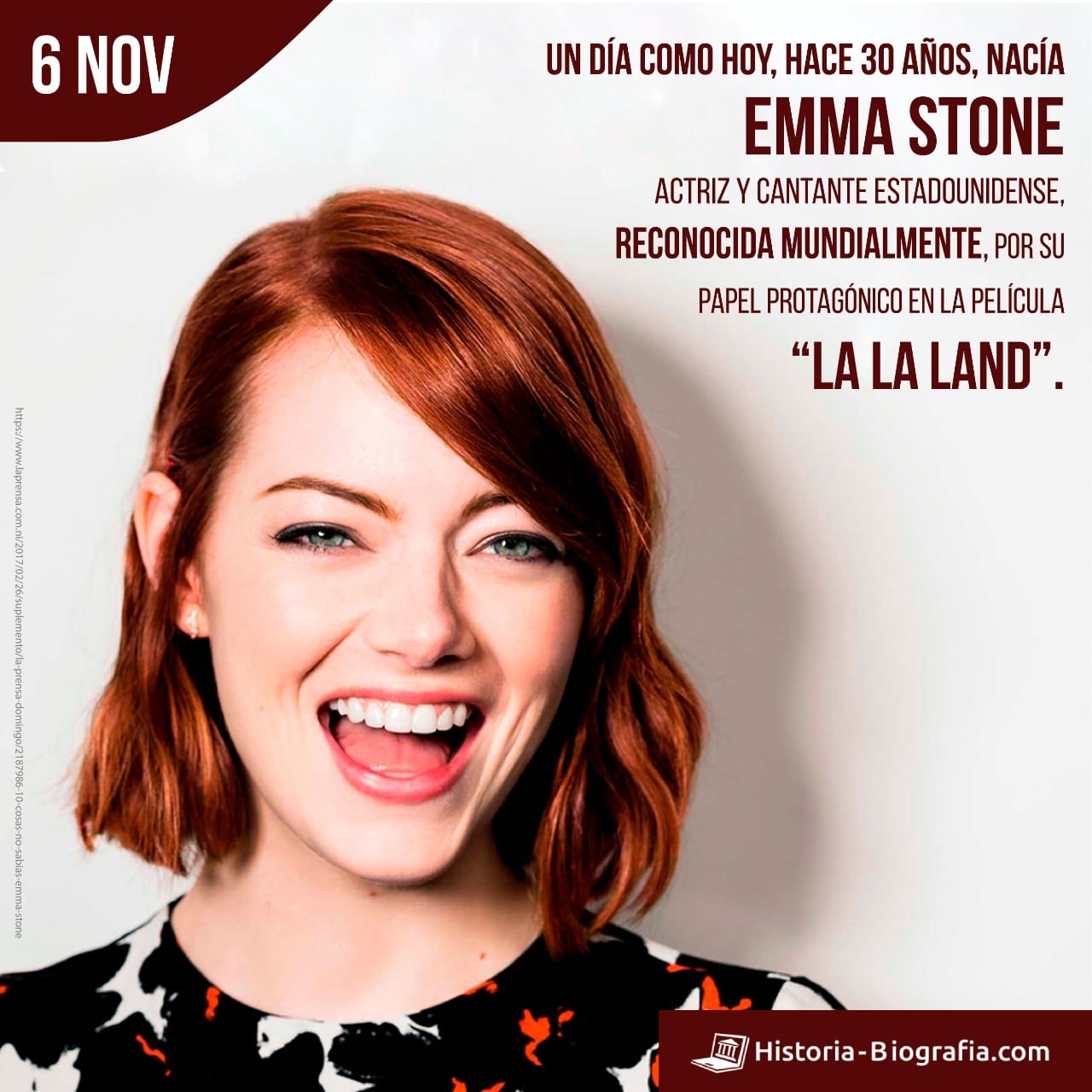 Emily Jean Stone, conocida como... - Historia y Biografía | Facebook