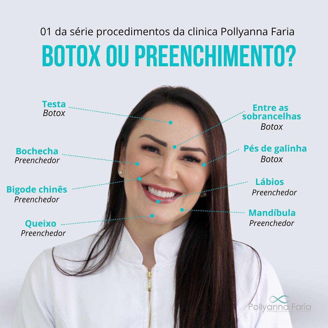 Botox ou preenchimento? Essa é... - Clínica Pollyanna Faria