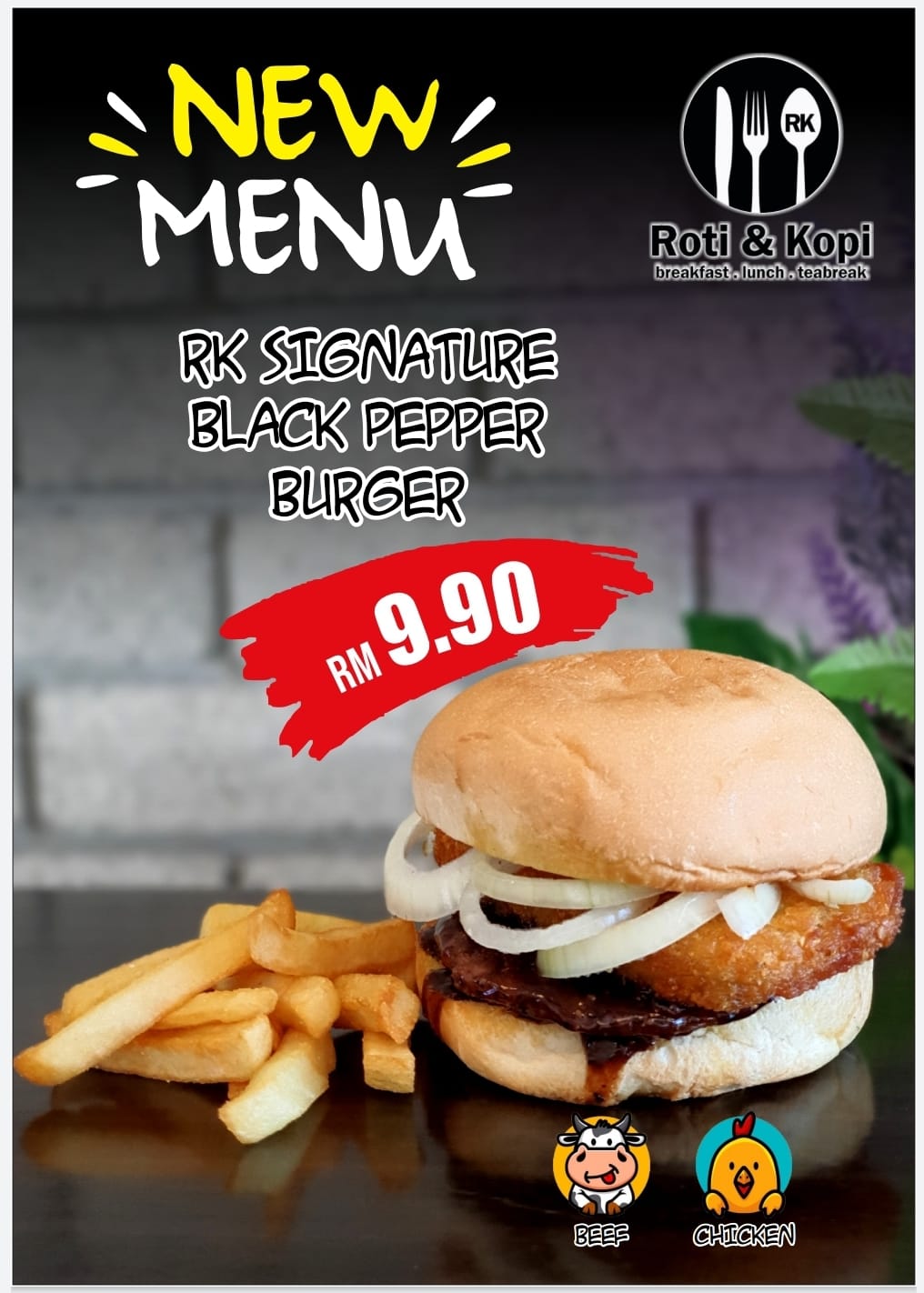 Roti & Kopi - NEW MENU LAUNCH - RK Signature Black Pepper...