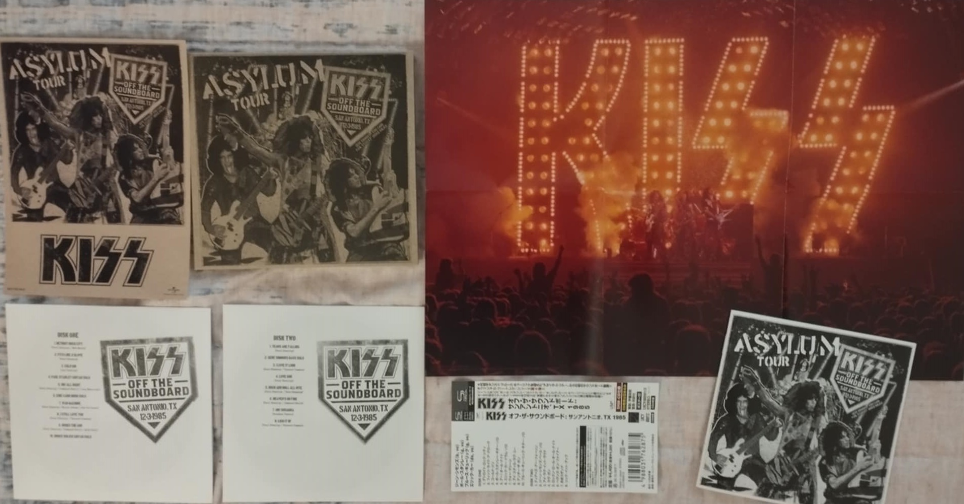 Kiss live album Off the Soundboard: San Antonio, TX, 12-3-1985