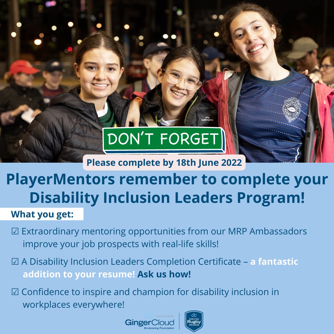 Attention PlayerMentors... - Modified Rugby Program MRP | Facebook