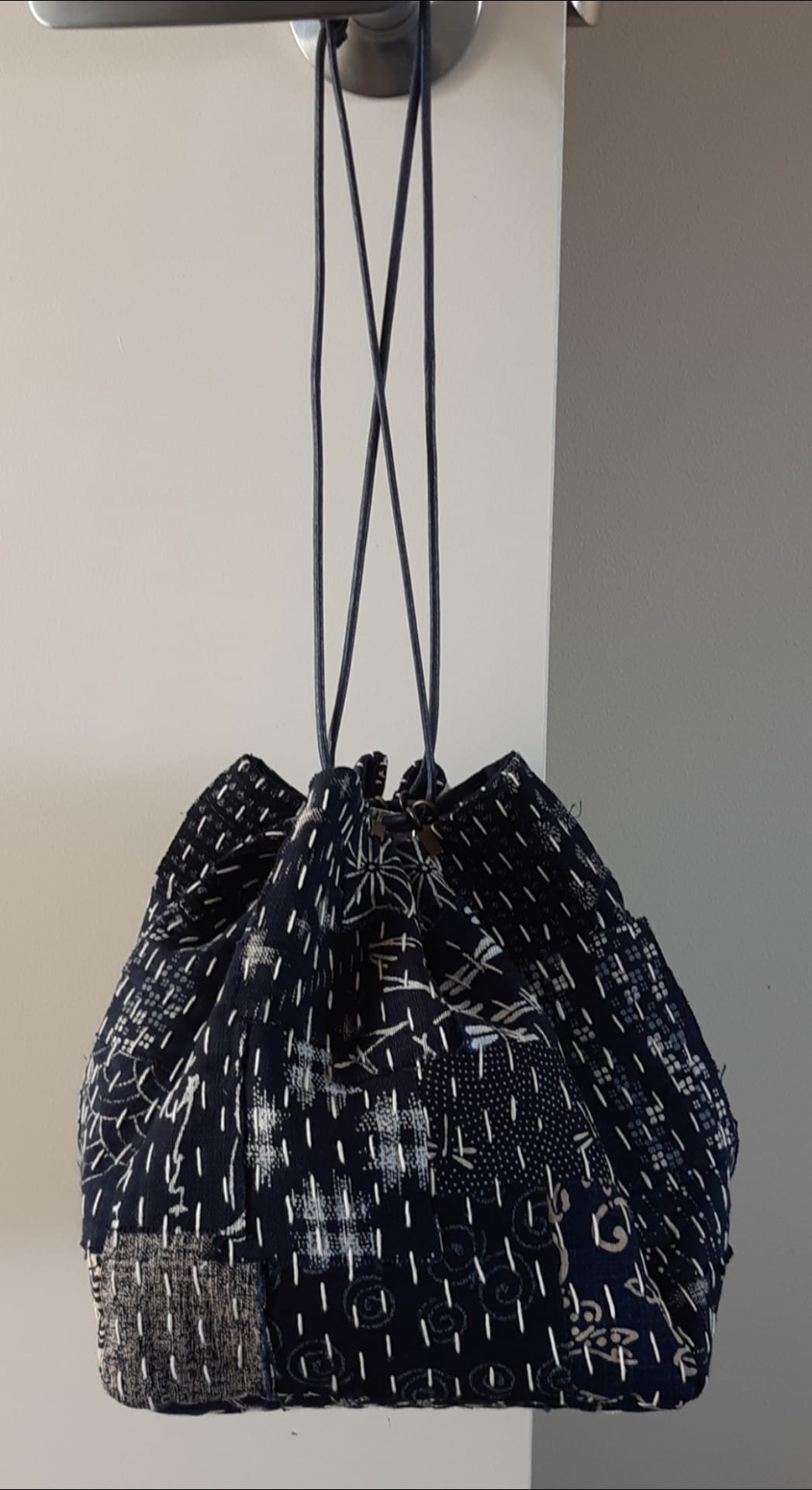 Nunyah Crafts - New boro style Rice Bag using Sashiko...