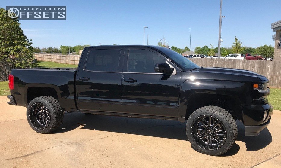 Custom Offsets - 2017 Chevrolet Silverado 1500 Hostile... | Facebook