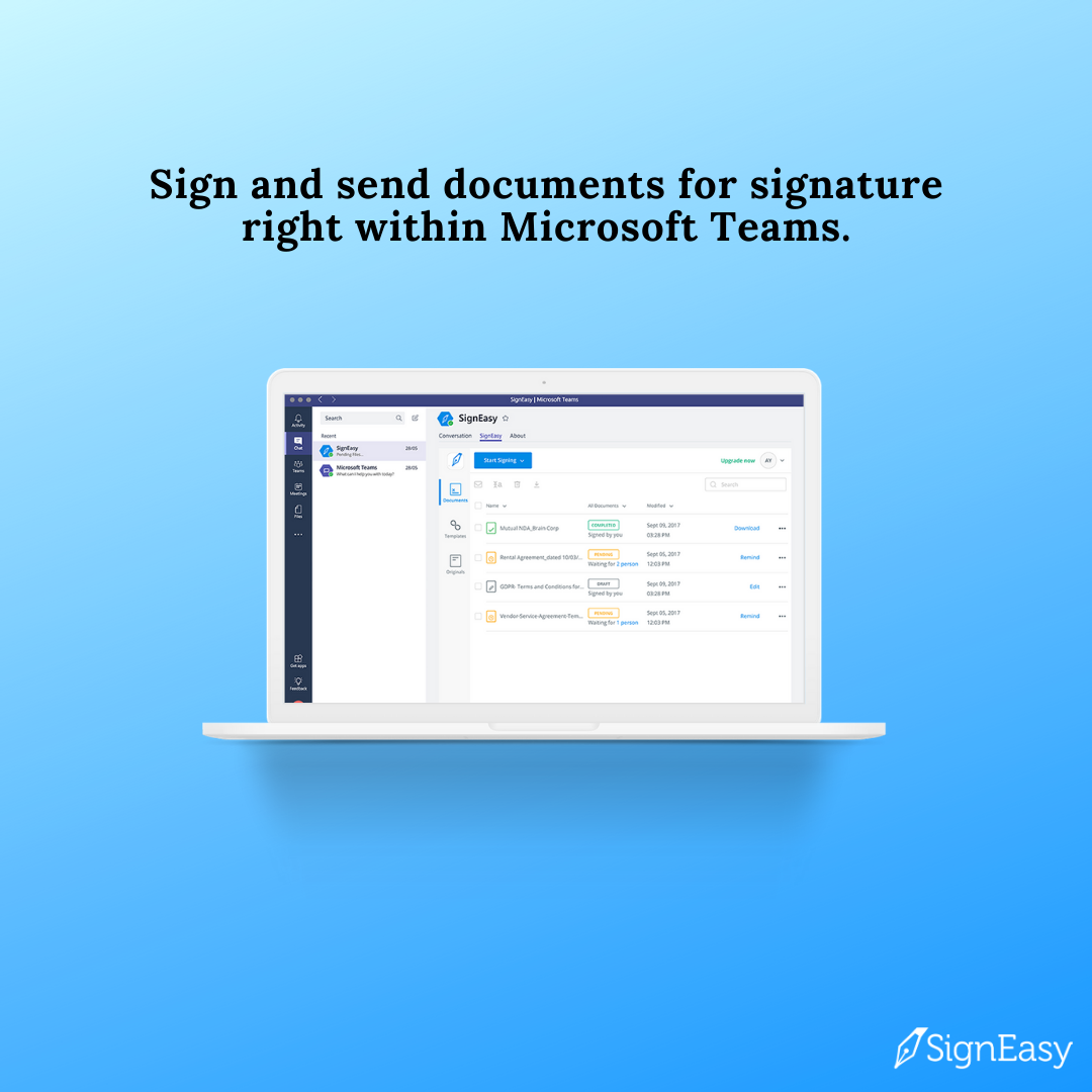 Signeasy - Did you know you can use SignEasy with...