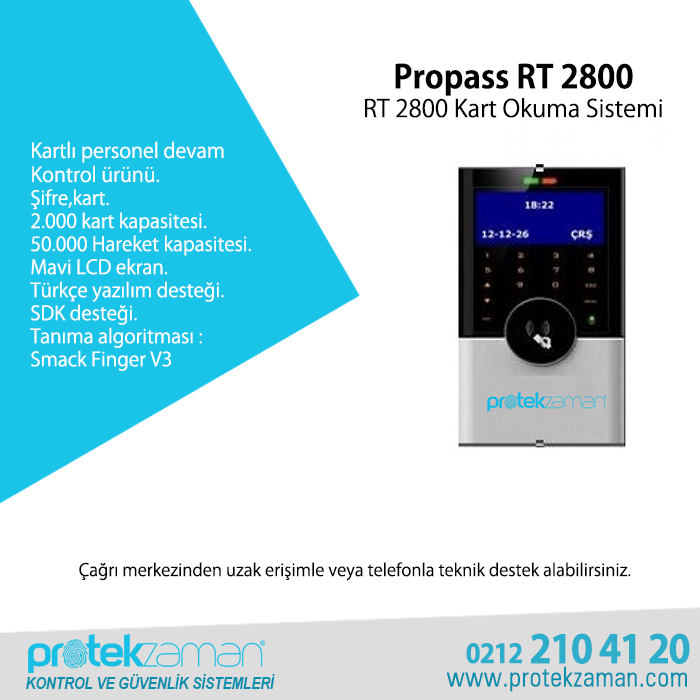 Protekzaman - 2.000 kart kapasiteli Propass RT 2800 RT... | Facebook
