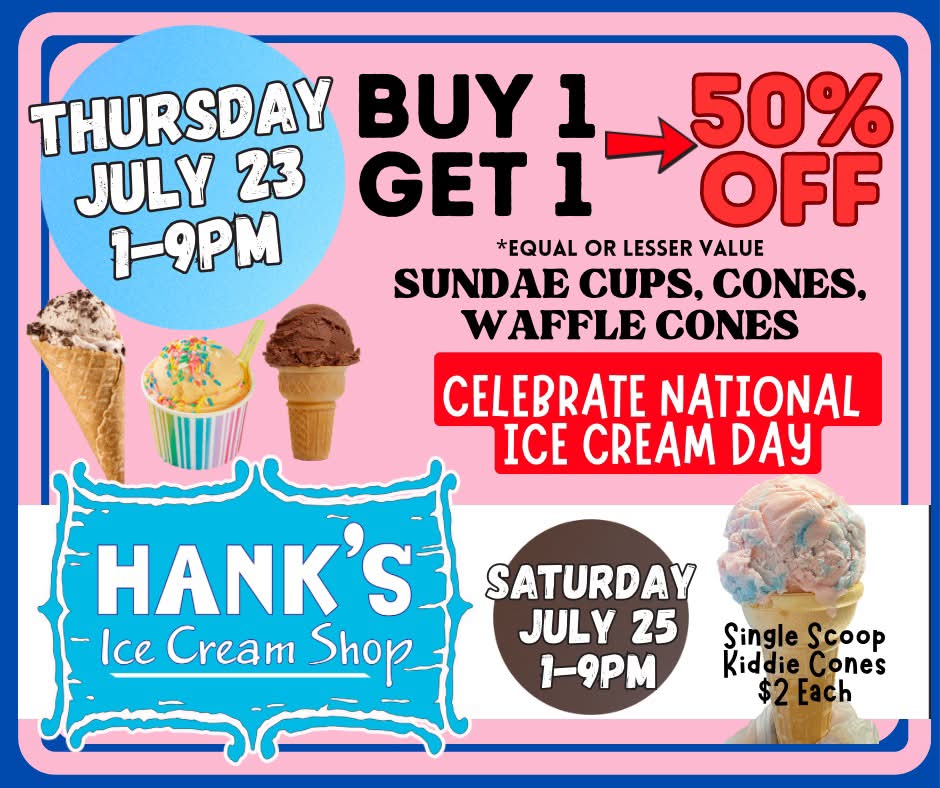 Hank's Ice Cream Shop added a new - Hank's Ice Cream Shop